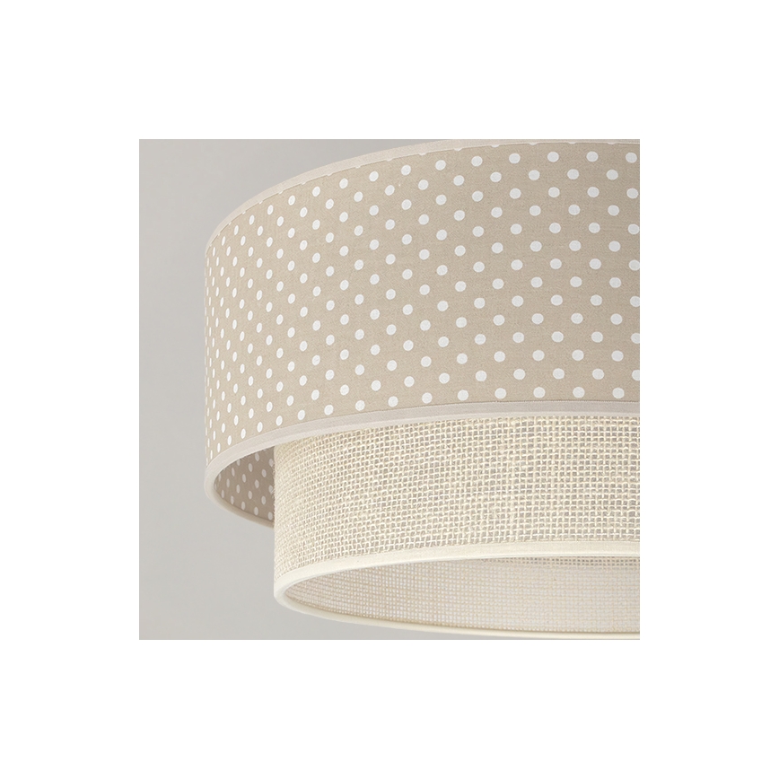 Brilagi - LED плафон BOHO BOBO 1xE27/10W/230V Ø 40 см, на точки, бежово/кремаво