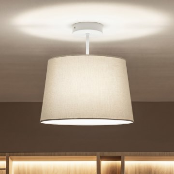 Brilagi - LED прикрепен таванен полилей CERIA, 1xE27/60W/230V, Ø 30 см, бял/сив
