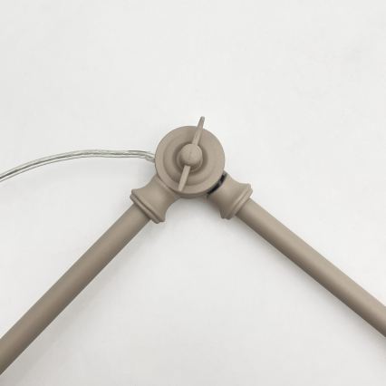Brilagi - LED регулируем полилей на тръба IRONBEAM 1xE27/60W/230V бежов