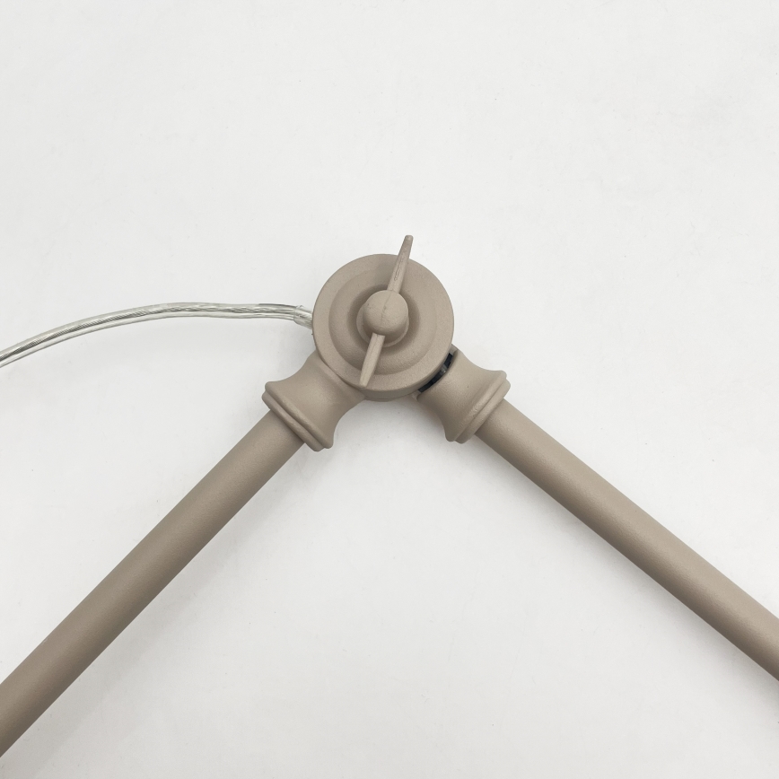 Brilagi - LED регулируем полилей на тръба IRONBEAM 1xE27/60W/230V бежов
