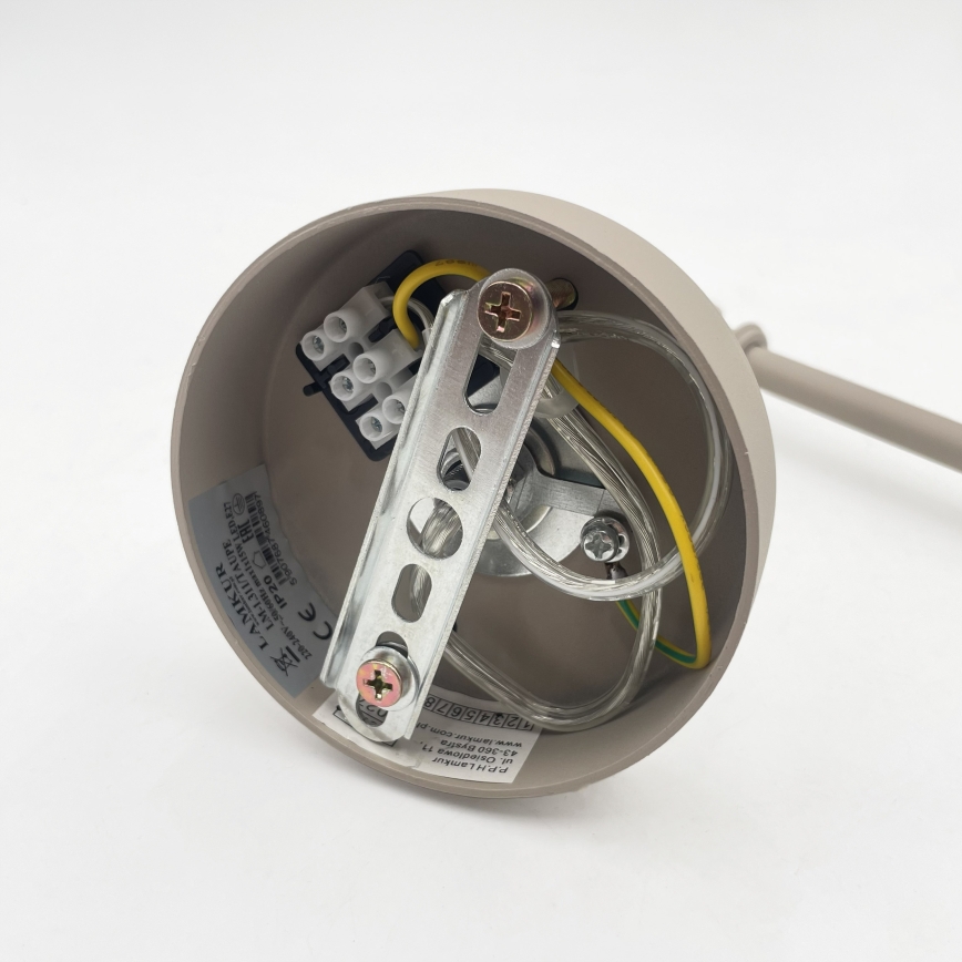 Brilagi - LED регулируем полилей на тръба IRONBEAM 1xE27/60W/230V бежов