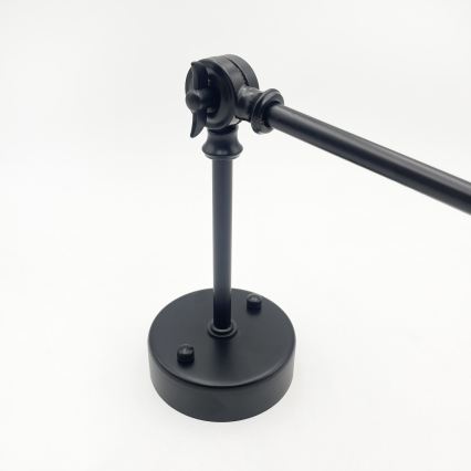 Brilagi - LED регулируем полилей на тръба IRONBEAM 1xE27/60W/230V черен