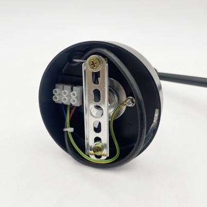 Brilagi - LED регулируем полилей на тръба IRONBEAM 1xE27/60W/230V черен