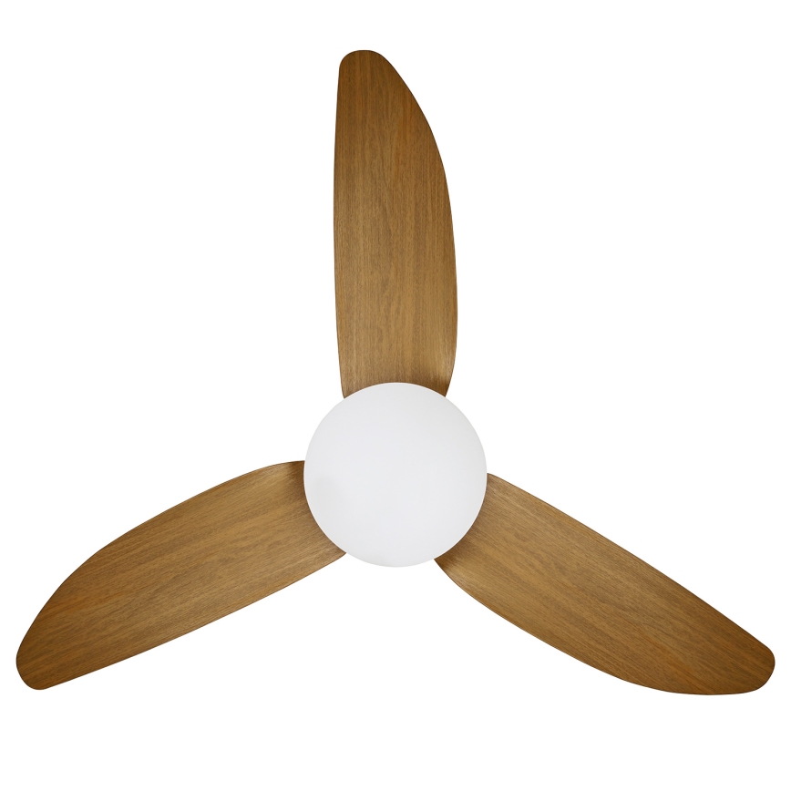 Brilagi - LED регулируем таванен вентилатор LED/30W/230V 3000-6500K черен/кафяв + дистанционно управление