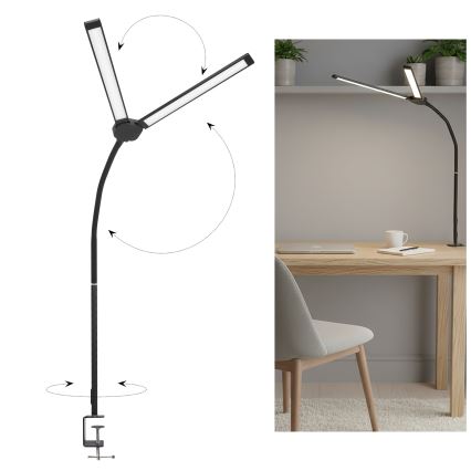 Brilagi - LED регулируема настолна лампа USB VARIO LED/14W/5V 3000-6000K черна