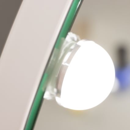 Brilagi - LED регулируемо огледало за грим HOLLYWOOD LED/12W/230V 3000/4000/6500K