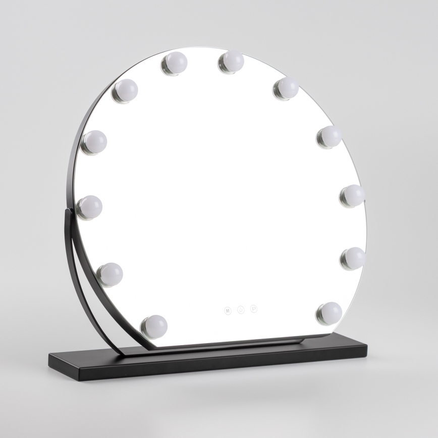 Brilagi - LED регулируемо огледало за грим HOLLYWOOD LED/12W/230V 3000/4000/6500K