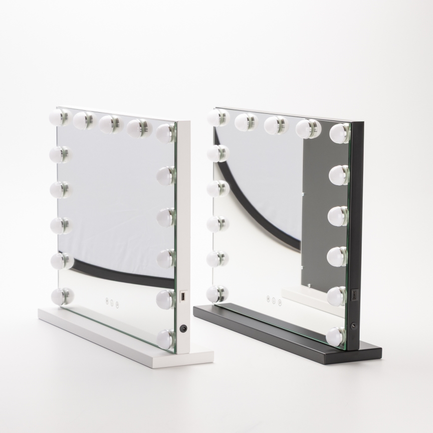 Brilagi - LED регулируемо огледало за грим HOLLYWOOD LED/15W/230V 3000/4000/6500K