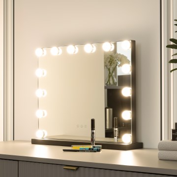 Brilagi - LED регулируемо огледало за грим HOLLYWOOD LED/15W/230V 3000/4000/6500K