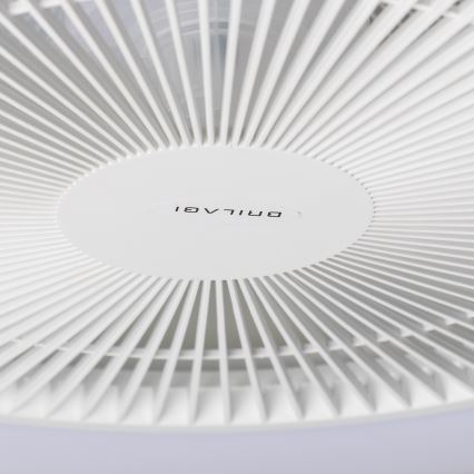 Brilagi - LED регулируемо осветително тяло с вентилатор AURA LED/38W/230V 3000-6000K бяло + дистанционно управление
