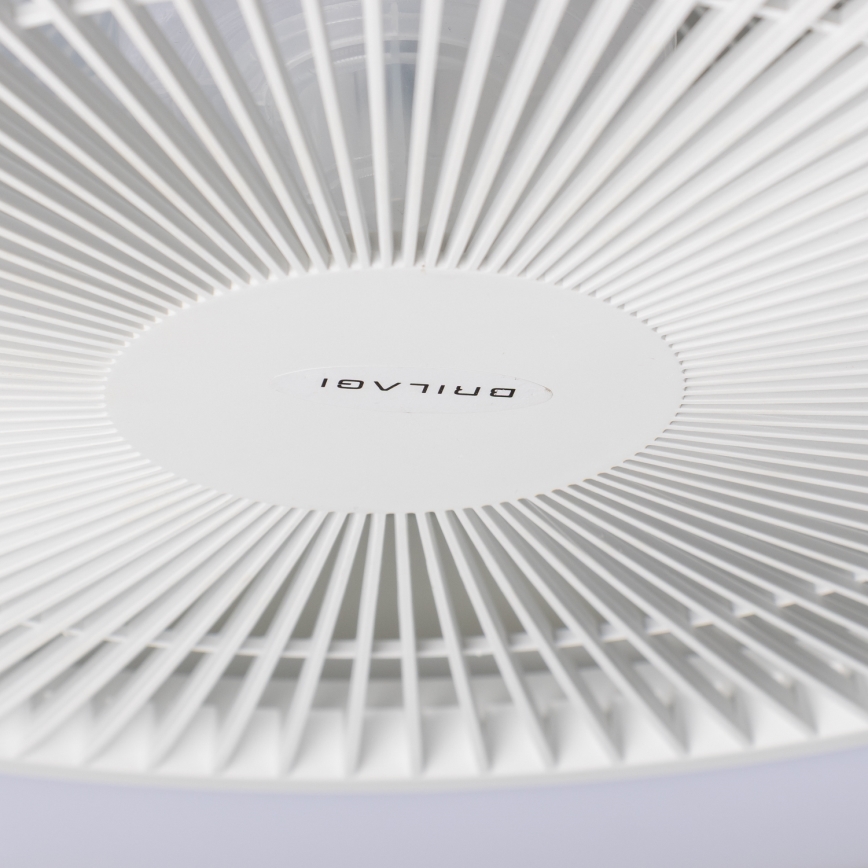 Brilagi - LED регулируемо осветително тяло с вентилатор AURA LED/38W/230V 3000-6000K бяло + дистанционно управление