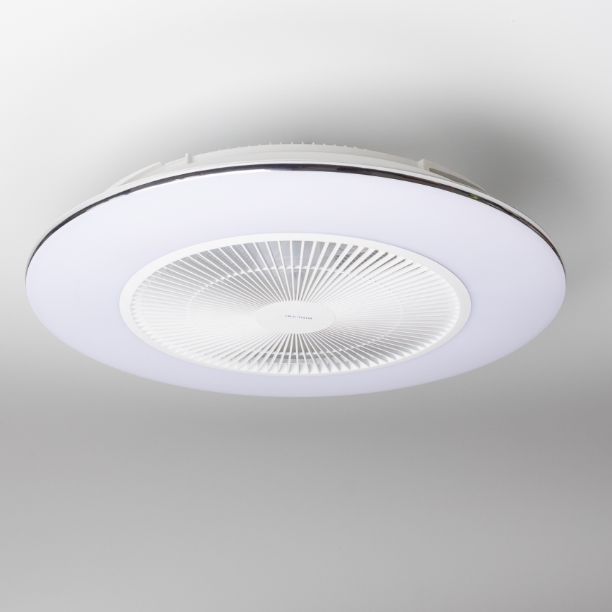 Brilagi - LED регулируемо осветително тяло с вентилатор AURA LED/38W/230V 3000-6000K бяло + дистанционно управление