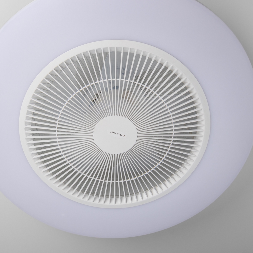 Brilagi - LED регулируемо осветително тяло с вентилатор AURA LED/38W/230V 3000-6000K бяло + дистанционно управление