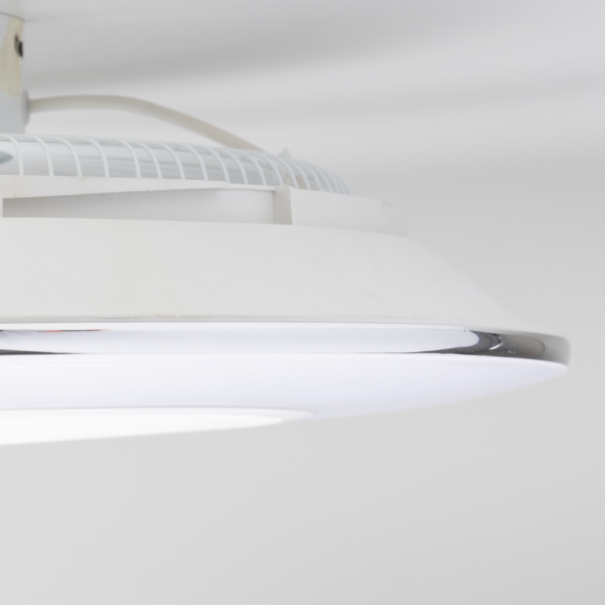 Brilagi - LED регулируемо осветително тяло с вентилатор AURA LED/38W/230V 3000-6000K бяло + дистанционно управление