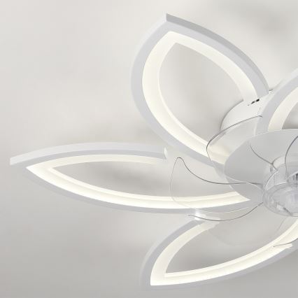 Brilagi - LED регулируемо таванно осветително тяло с вентилатор LED/50W/230V 3000-6500K бяло + дистанционно управление