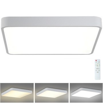Brilagi - LED регулируемо таванно осветително тяло POOL LED/48W/230V 3000-6000K 50x50 см бяло + дистанционно управление