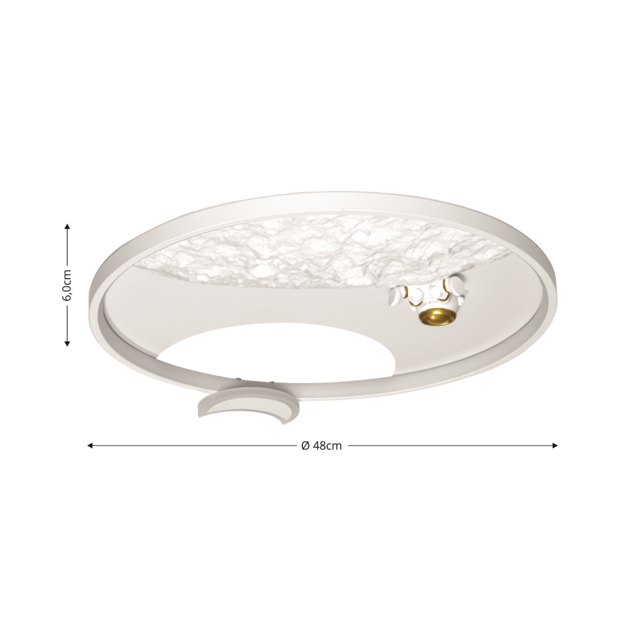 Brilagi - LED регулируемо таванно осветително тяло ASTRO LED/20W/230V 3000-6000K + дистанционно управление