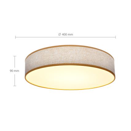 Brilagi - LED регулируемо таванно осветително тяло CARMEN LED/48W/230V 3000-6500K Ø 40 см + дистанционно управление