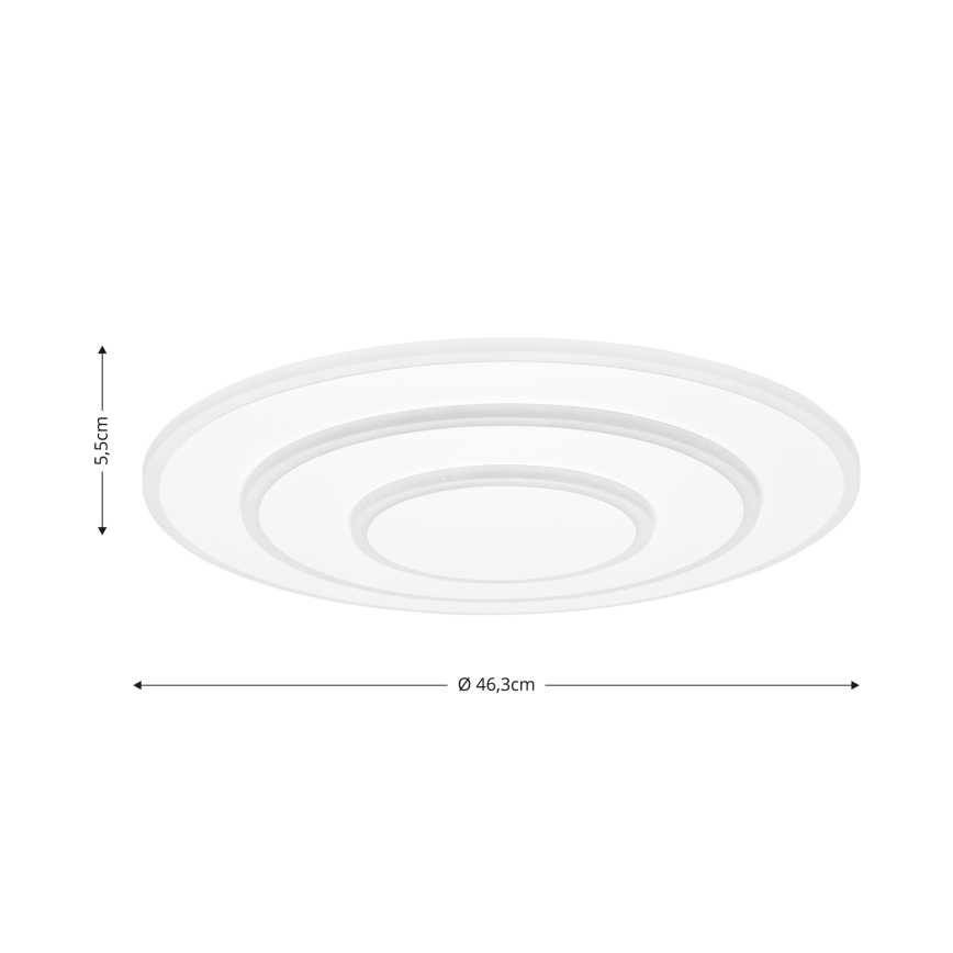 Brilagi - LED регулируемо таванно осветително тяло MODERN LED/58W/230V 2700-6500K Ø 46,3 см + дистанционно управление