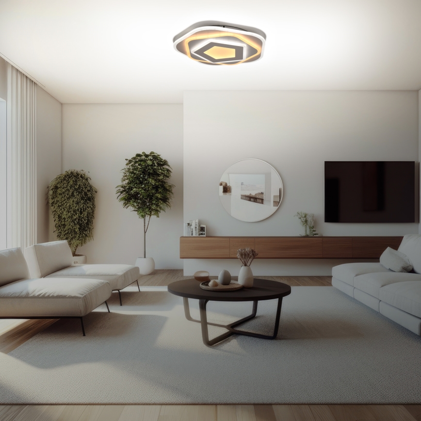 Brilagi - LED регулируемо таванно осветително тяло MODERN LED/64W/230V 2700-6500K Ø 40 см + дистанционно управление
