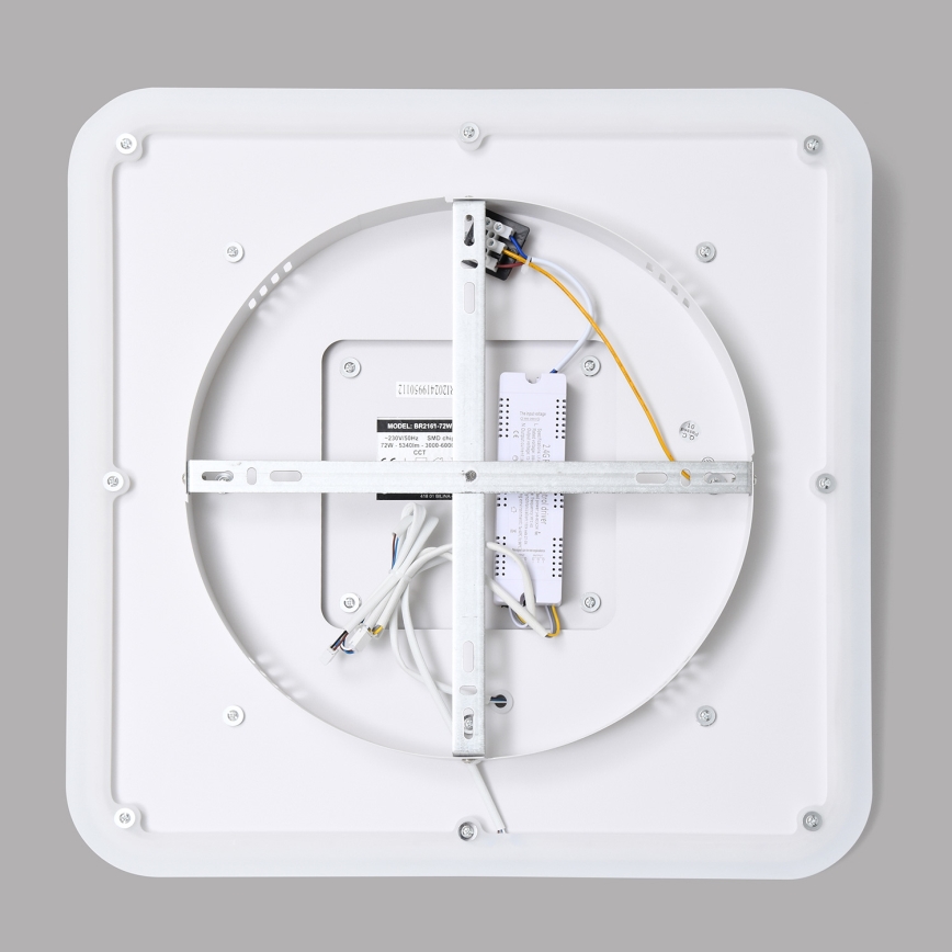 Brilagi - LED регулируемо таванно осветително тяло MODERN LED/72W/230V 2700-6500K 46,6x46,6 см + дистанционно управление