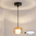 Brilagi - LED RGB+CCT Димируем полилей на кабел AURA LUX 1xGX53/14W/230V 2700-6500K Wi-Fi Tuya черно/златисто