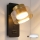 Brilagi - LED RGB+CCT димируема стенна лампа с USB порт AURA LUX 1xGX53/14W/230V 2700-6500K Wi-Fi Tuya черна/златна