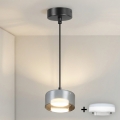 Brilagi - LED RGB+CCT димируема висяща лампа на кабел AURA LUX 1xGX53/14W/230V 2700-6500K Wi-Fi Tuya черна/опушена