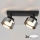 Brilagi - LED RGB+CCT Димируемо точково осветително тяло AURA LUX 2xGX53/14W/230V 2700-6500K Wi-Fi Tuya черно/опушено
