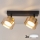 Brilagi - LED RGB+CCT димируемо точково осветително тяло AURA LUX 2xGX53/14W/230V 2700-6500K Wi-Fi Tuya черно/златно