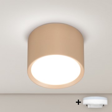 Brilagi - LED RGB+CCT димируемо точково осветително тяло SMOOTH 1xGX53/14W/230V 2700-6500K Wi-Fi Tuya бежово