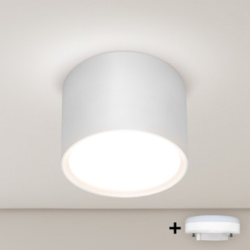 Brilagi - LED RGB+CCT димируемо точково осветително тяло SMOOTH 1xGX53/14W/230V 2700-6500K Wi-Fi Tuya бяло