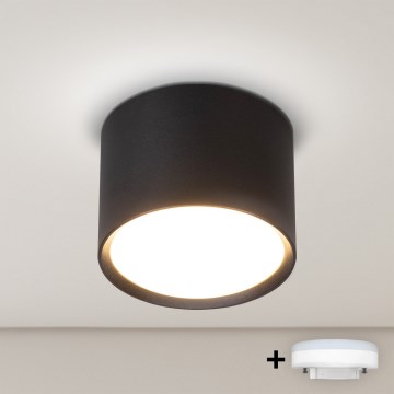 Brilagi - LED RGB+CCT димируемо точково осветително тяло SMOOTH 1xGX53/14W/230V 2700-6500K Wi-Fi Tuya черно