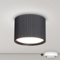 Brilagi - LED RGB+CCT димируемо точково осветително тяло STRIPY 1xGX53/14W/230V 2700-6500K Wi-Fi Tuya черно