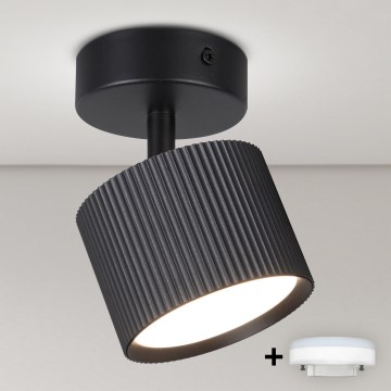 Brilagi - LED RGB+CCT димируемо точково осветително тяло STRIPY 1xGX53/14W/230V 2700-6500K Wi-Fi Tuya черно