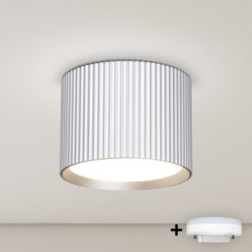 Brilagi - LED RGB+CCT Димируемо точково осветително тяло STRIPY 1xGX53/14W/230V 2700-6500K Wi-Fi Tuya сребристо