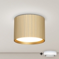 Brilagi - LED RGB+CCT Димируемо точково осветително тяло STRIPY 1xGX53/14W/230V 2700-6500K Wi-Fi Tuya златисто