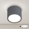 BRILAGI - LED RGB+CCT Димируемо точково осветително тяло за баня SMOOTH1xGX53/14W/230V 60x82 mm 2700-6500K Wi-Fi Tuya антрацит IP54