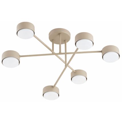 Brilagi - LED RGB+CCT димируем таванен полилей MONO 6xGX53/14W/230V 2700-6500K Wi-Fi Tuya черен