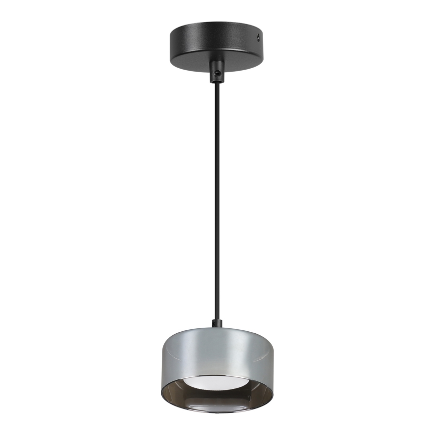 Brilagi - LED RGB+CCT димируема висяща лампа на кабел AURA LUX 1xGX53/14W/230V 2700-6500K Wi-Fi Tuya черна/опушена
