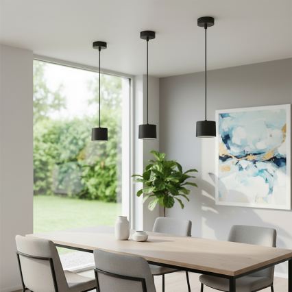 Brilagi - LED RGB+CCT полилей на кабел STRIPY 1xGX53/14W/230V 2700-6500K Wi-Fi Tuya черен с възможност за димиране