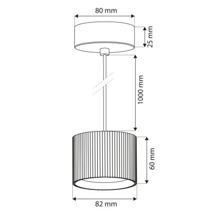 Brilagi - LED RGB+CCT полилей на кабел STRIPY 1xGX53/14W/230V 2700-6500K Wi-Fi Tuya черен с възможност за димиране
