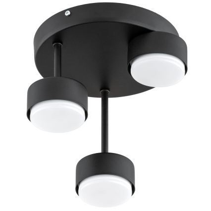 Brilagi - LED RGB+CCT димируем плафонен полилей MONO 3xGX53/14W/230V 2700-6500K Wi-Fi Tuya черен