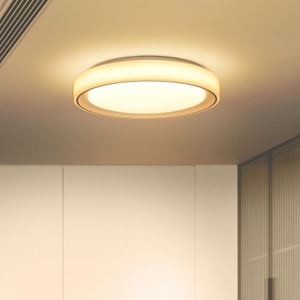 Brilagi - LED RGB Димируем плафон FLOCO LED/30W/230V 3000-6500K Wi-Fi Tuya + LED/6W + дистанционно управление