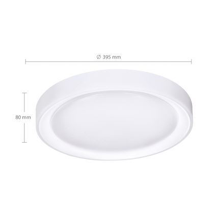 Brilagi - LED RGB Димируем плафон FLOCO LED/30W/230V 3000-6500K Wi-Fi Tuya + LED/6W + дистанционно управление
