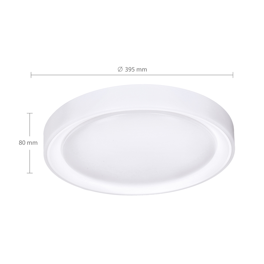 Brilagi - LED RGB Димируем плафон FLOCO LED/30W/230V 3000-6500K Wi-Fi Tuya + LED/6W + дистанционно управление