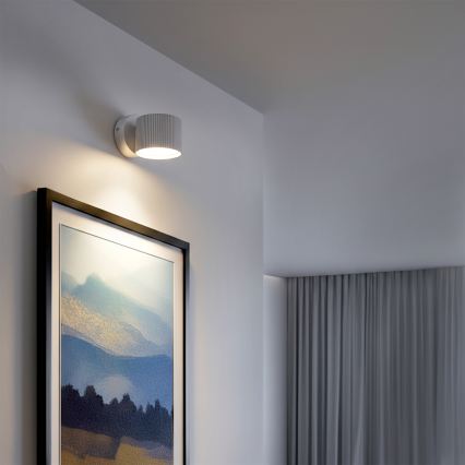 Brilagi - LED RGB+CCT Димируемо стеннo точково осветително тяло STRIPY 1xGX53/14W/230V 2700-6500K Wi-Fi Tuya бяло