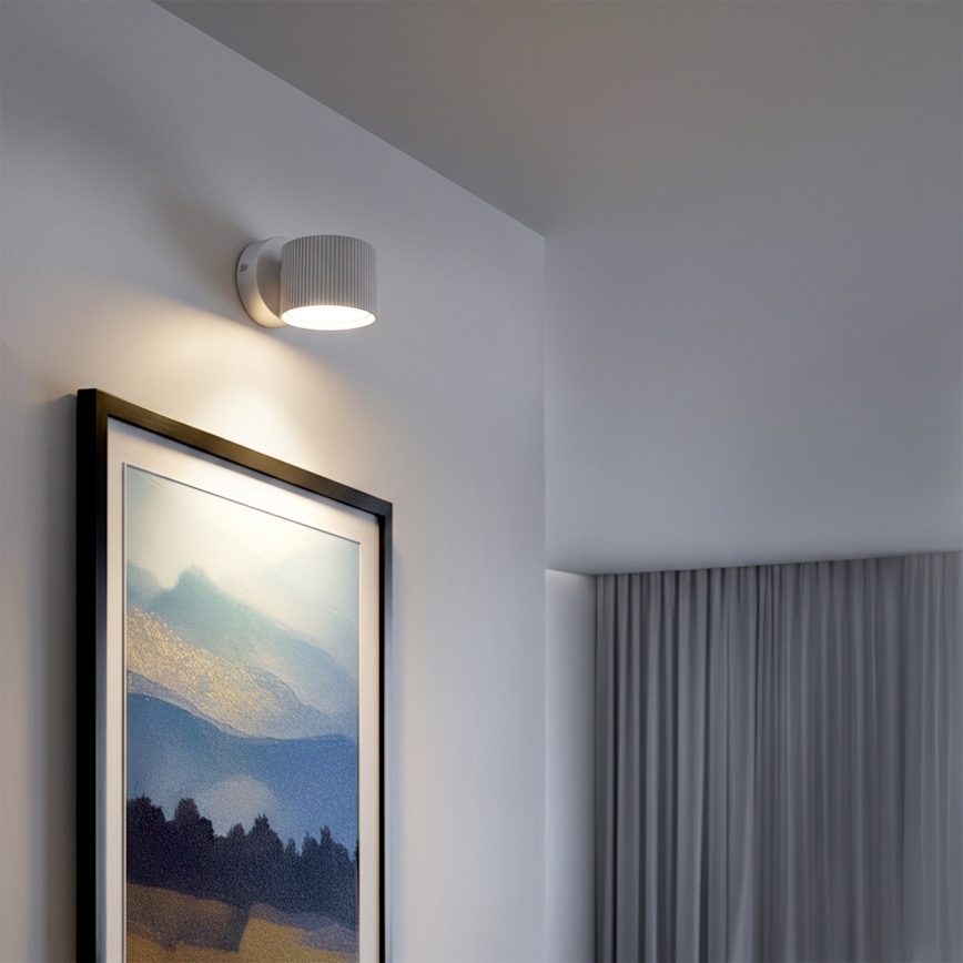 Brilagi - LED RGB+CCT Димируемо стеннo точково осветително тяло STRIPY 1xGX53/14W/230V 2700-6500K Wi-Fi Tuya бяло