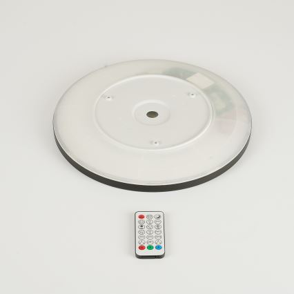 Brilagi - LED RGBW регулируемо таванно осветително тяло ULTRA SLIM LED/18W/230V 2700-6500K Ø 30 см черно + дистанционно управление
