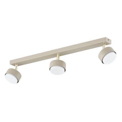 Brilagi - LED RGB+CCT димируемо точково осветително тяло MONO 3xGX53/14W/230V 2700-6500K Wi-Fi Tuya бежово